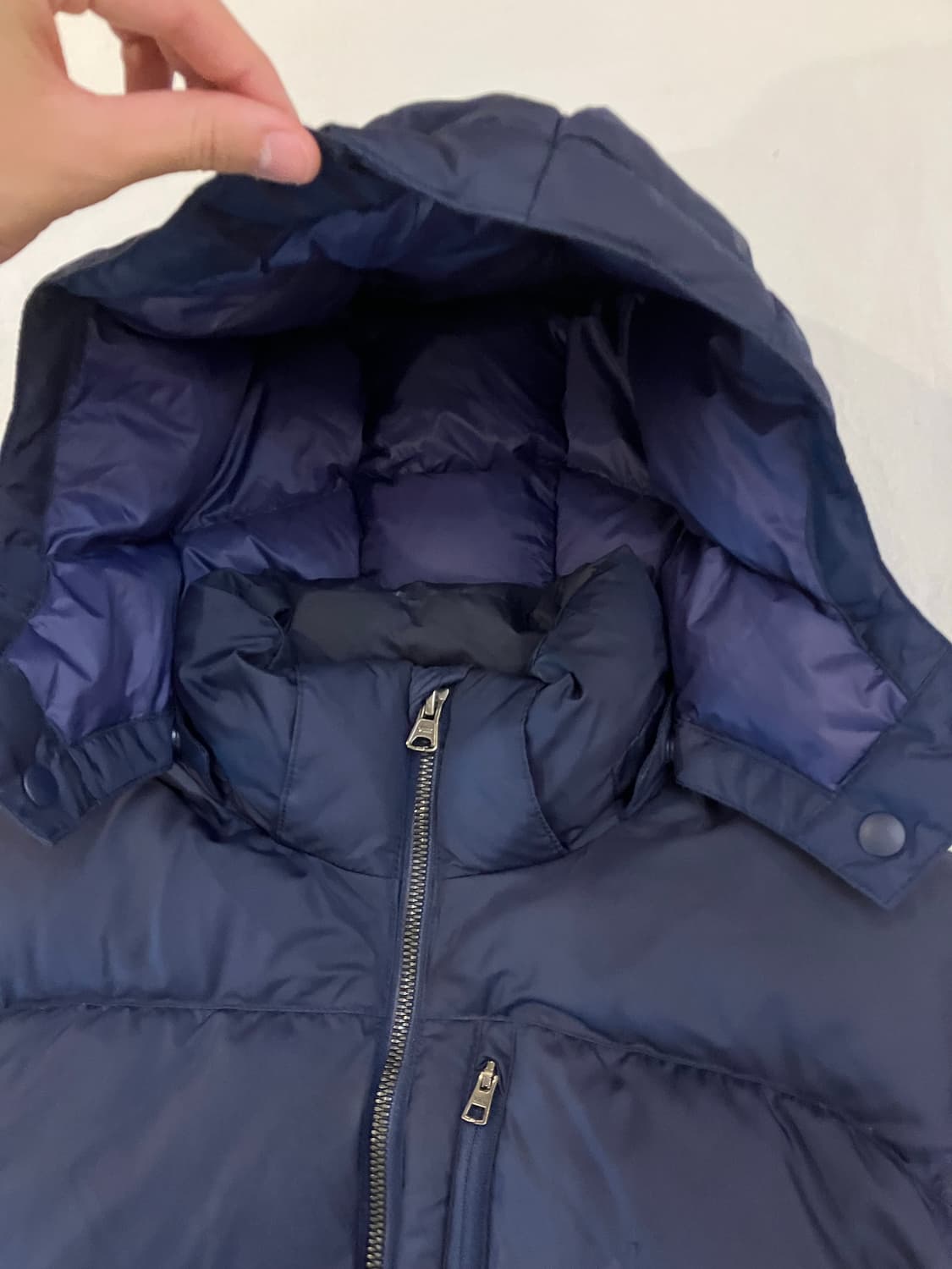 (모자탈착) 폴로 랄프로렌 네이비 눕시 숏패딩 상품이미지5