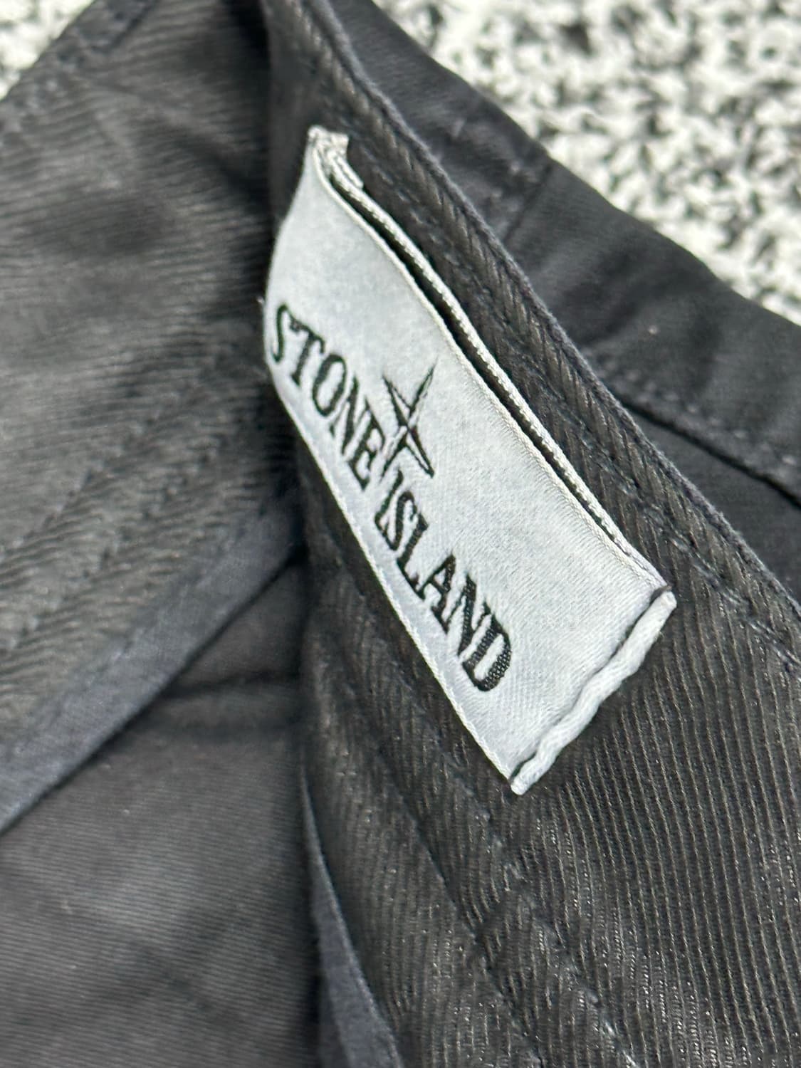 스톤아일랜드 와펜 블랙 워싱바지 상품이미지5