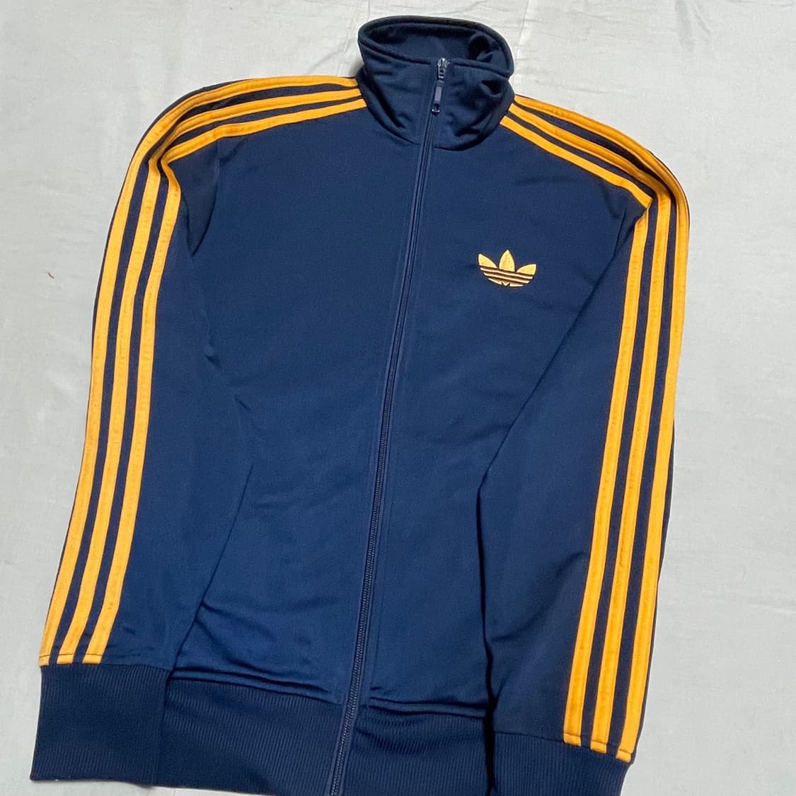 M 아디다스 파이어버드 오렌지라인 네이비 트랙탑 상품이미지3