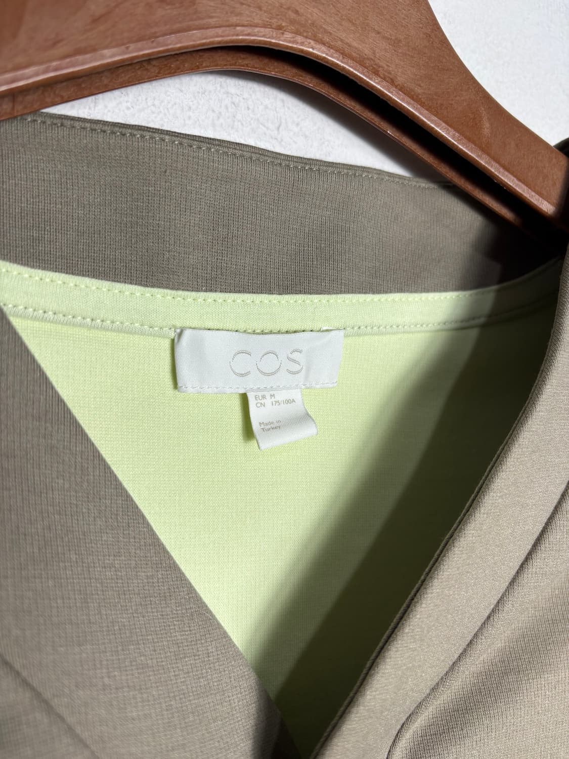 Cos 코스 컬러 배색 코튼 가디건 상품이미지2