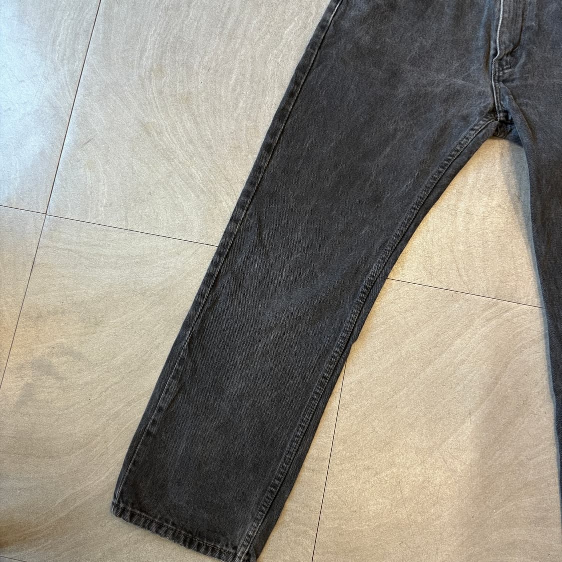 리바이스 정품 505 데님 블랙 팬츠 바지 상품이미지4
