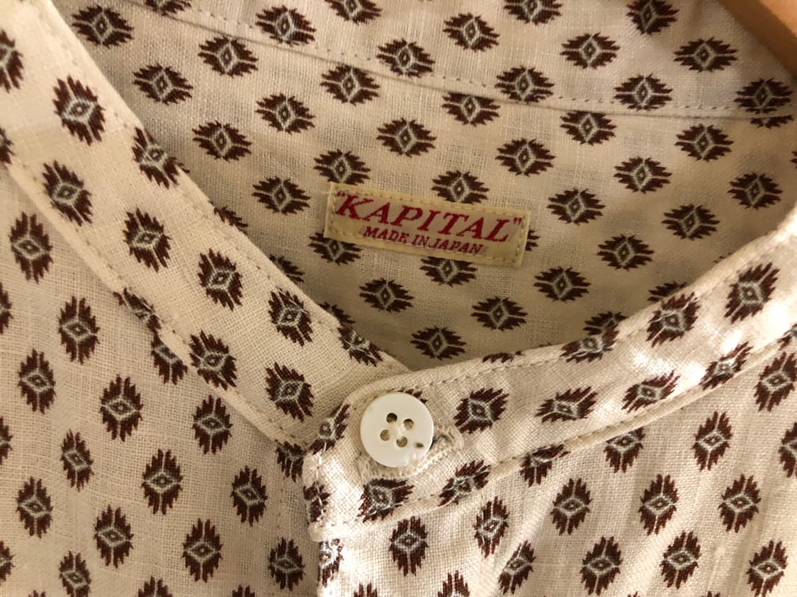 캐피탈 린넨 치마 크레스트 스탠드 셔츠 4사이즈 상품이미지6