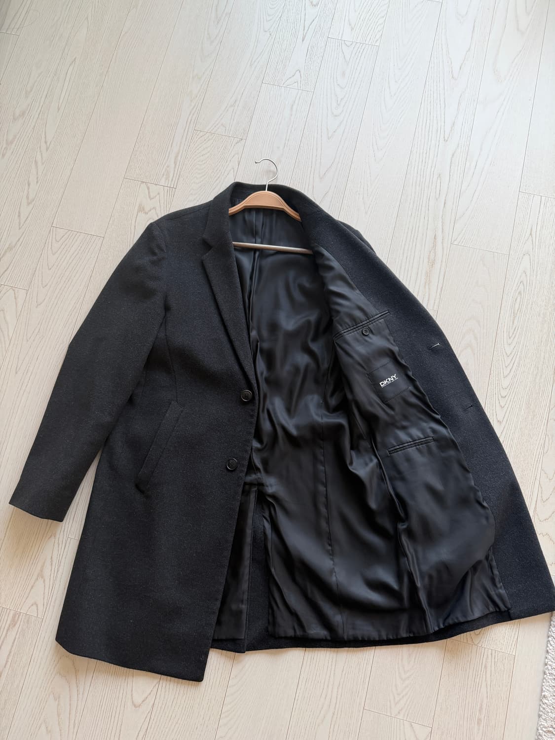 DKNY 남성 다크그레이 코트 상품이미지2