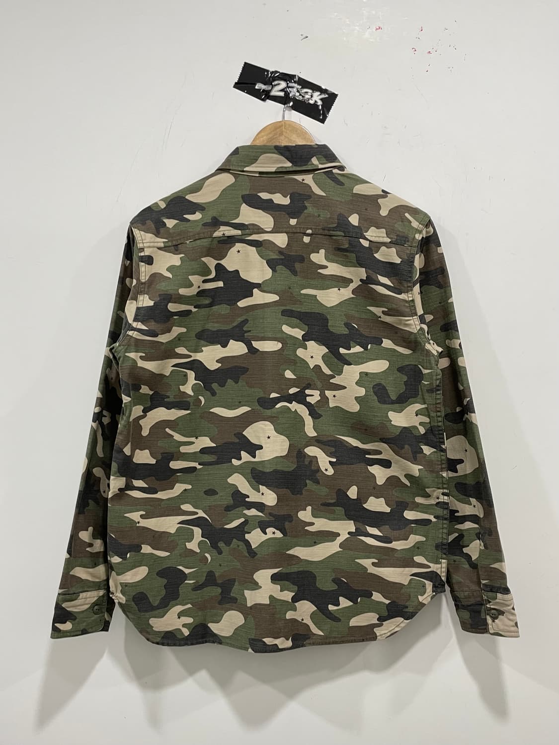 X-girl 엑스걸 스타 카모플라쥬 밀리터리 긴팔셔츠 상품이미지4