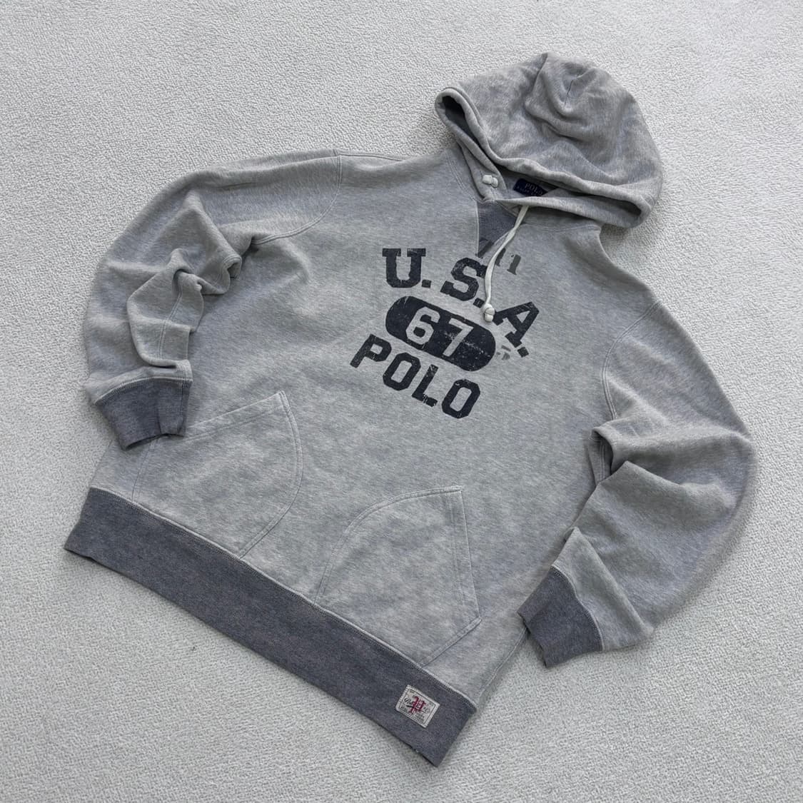 L 폴로랄프로렌 빅로고 후드 티셔츠 0413E 상품이미지1