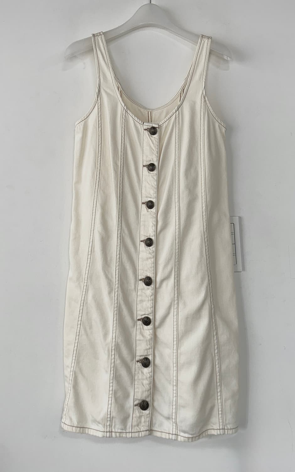 랙앤본 25 에크루 데님 미니 원피스 상품이미지3