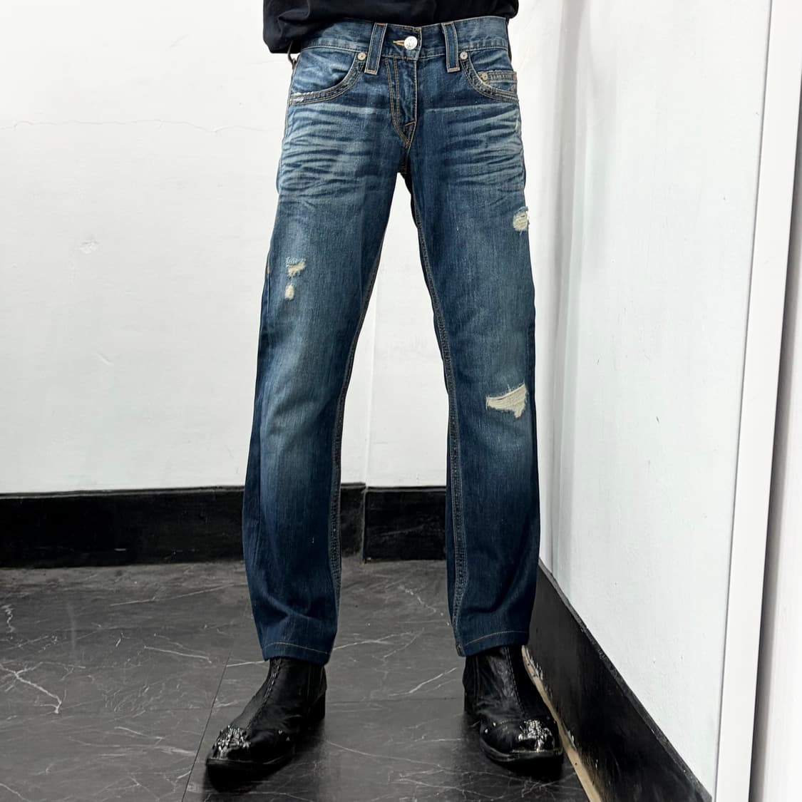 트루릴리전 월드투어 데님 팬츠 상품이미지2