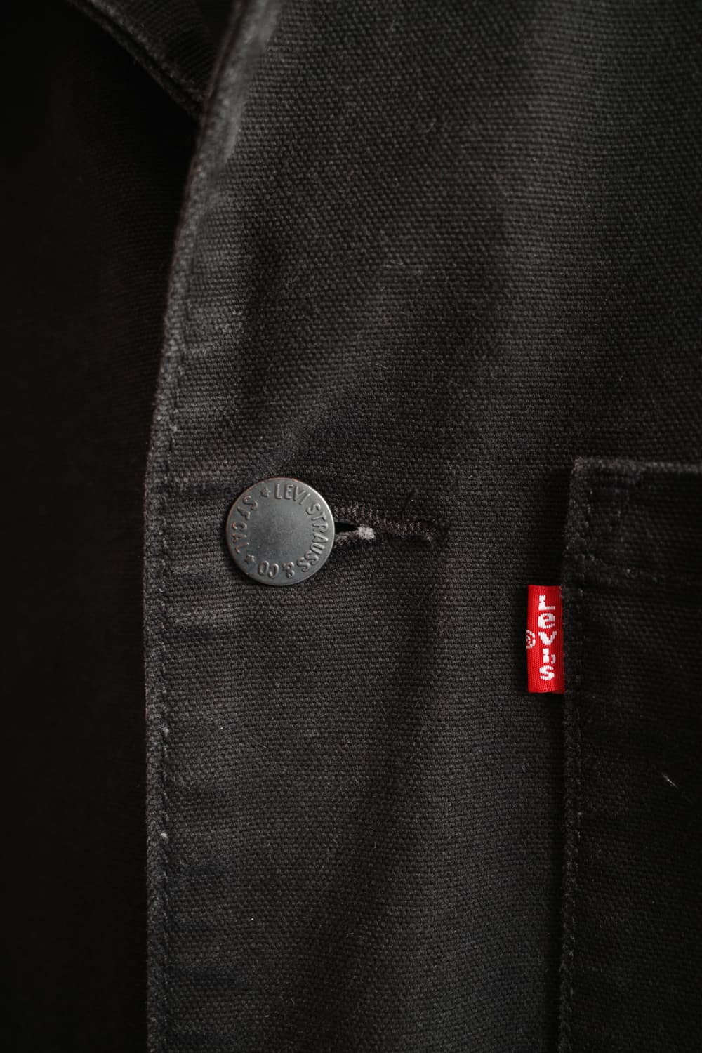 Levis 리바이스 캔버스 코튼 블랙 커버올  상품이미지4
