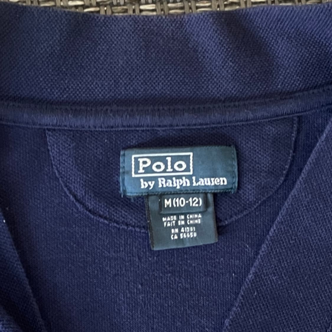 폴로 네이비 로고 자수 면 가디건 상품이미지4