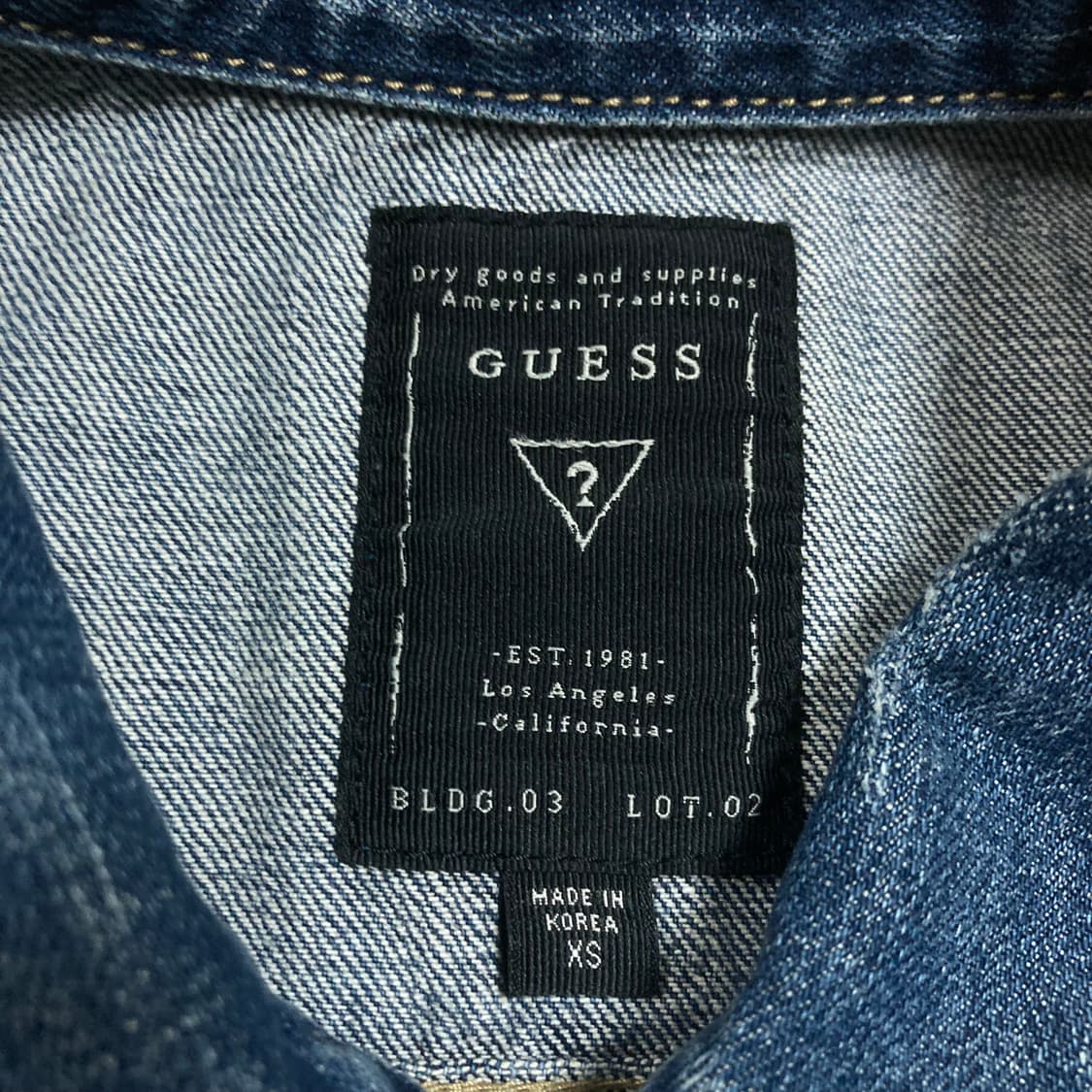 게스 디테일 데님 자켓 상품이미지6