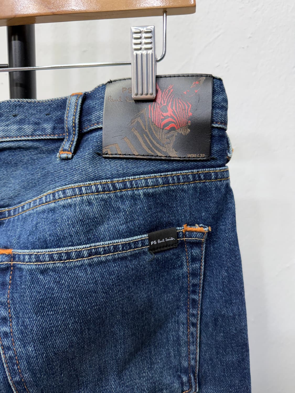정품) 폴스미스 남성 PS 데님 청바지 30 상품이미지5