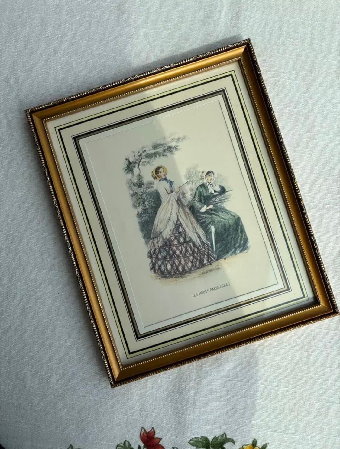 프랑스 라모드 크레놀린 레이디 액자 상품이미지1