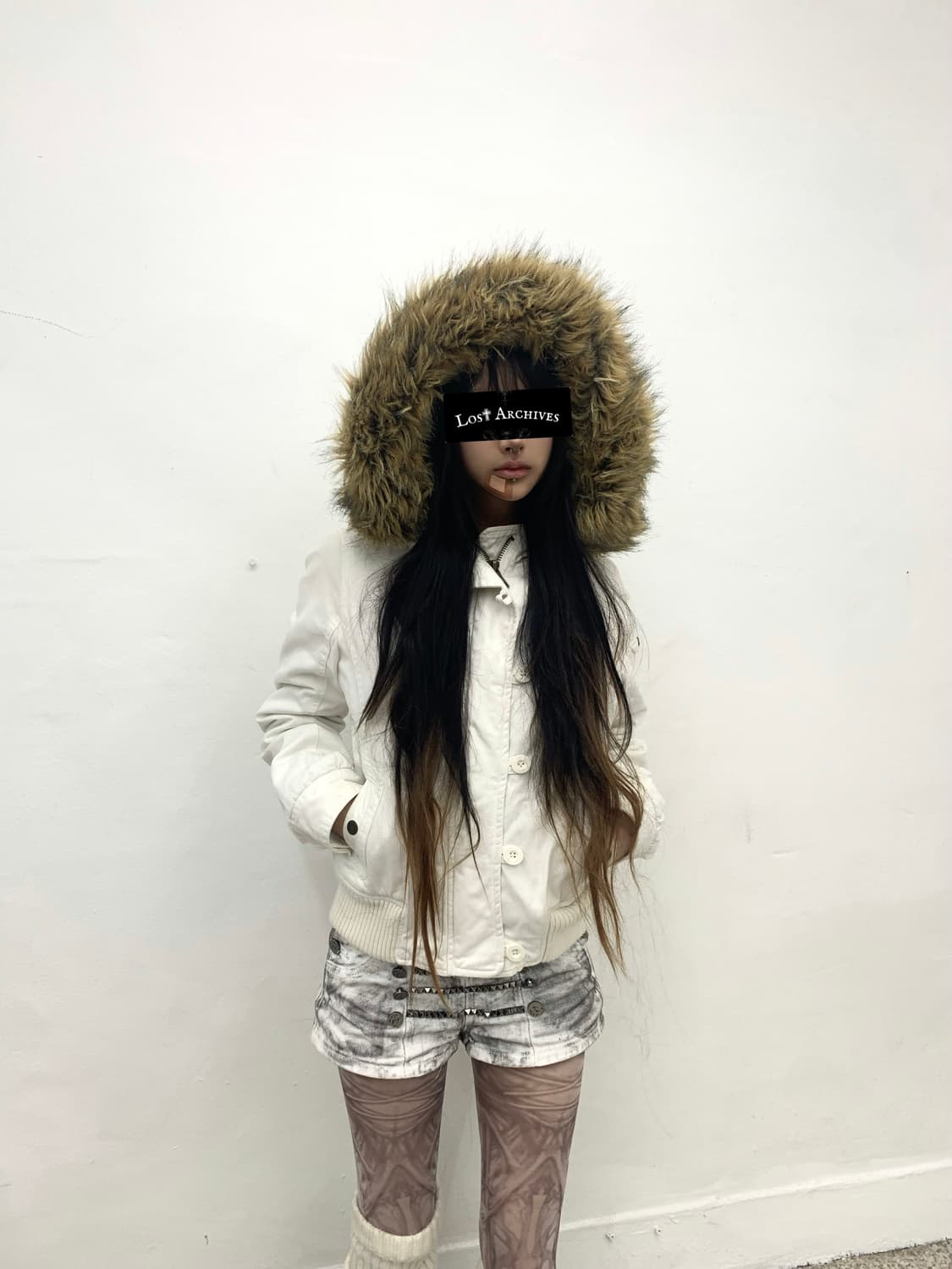 Abecrombie 00s fur down wolfjo parka  상품이미지3