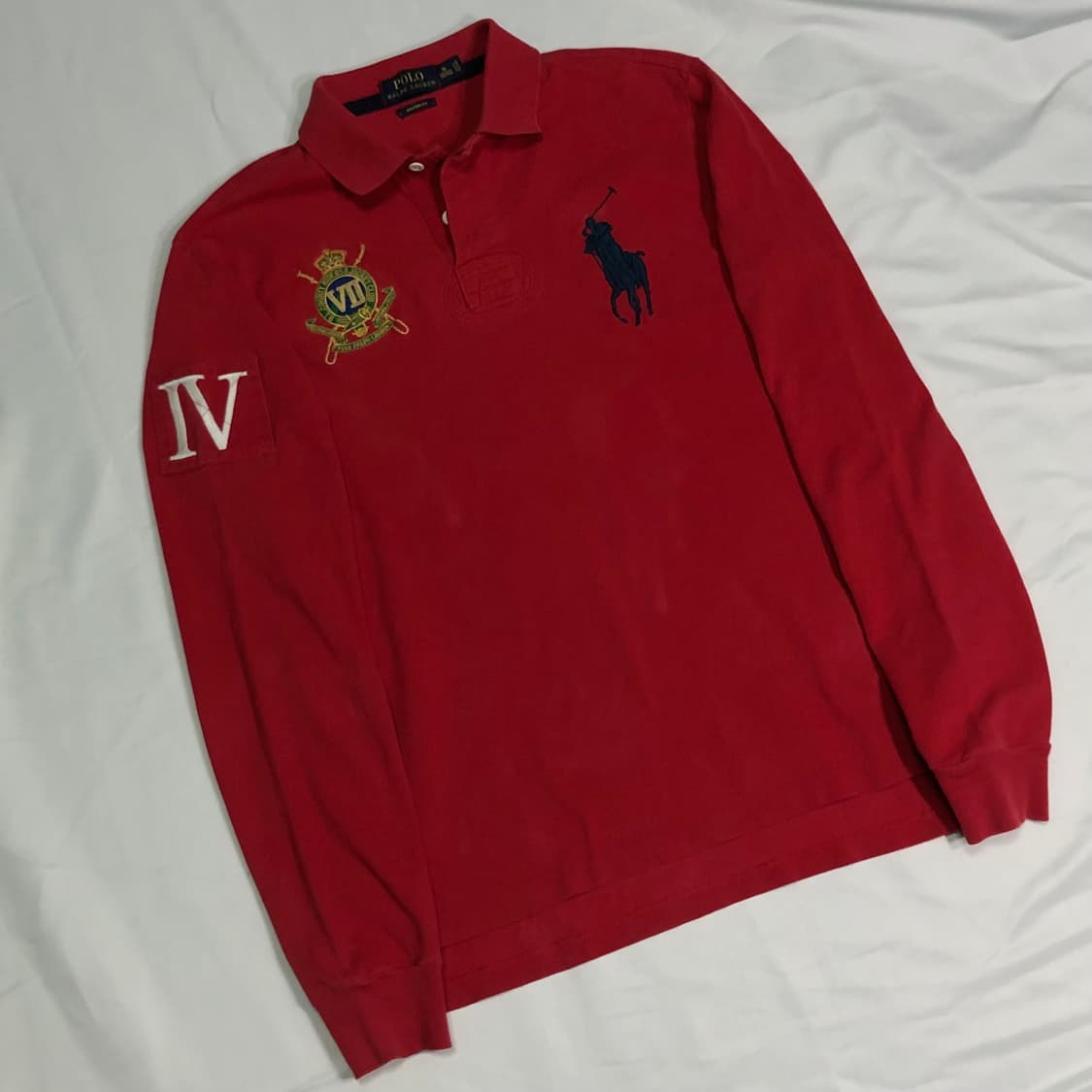 폴로 랄프로렌 빅포니 레드 롱슬리브 상품이미지2