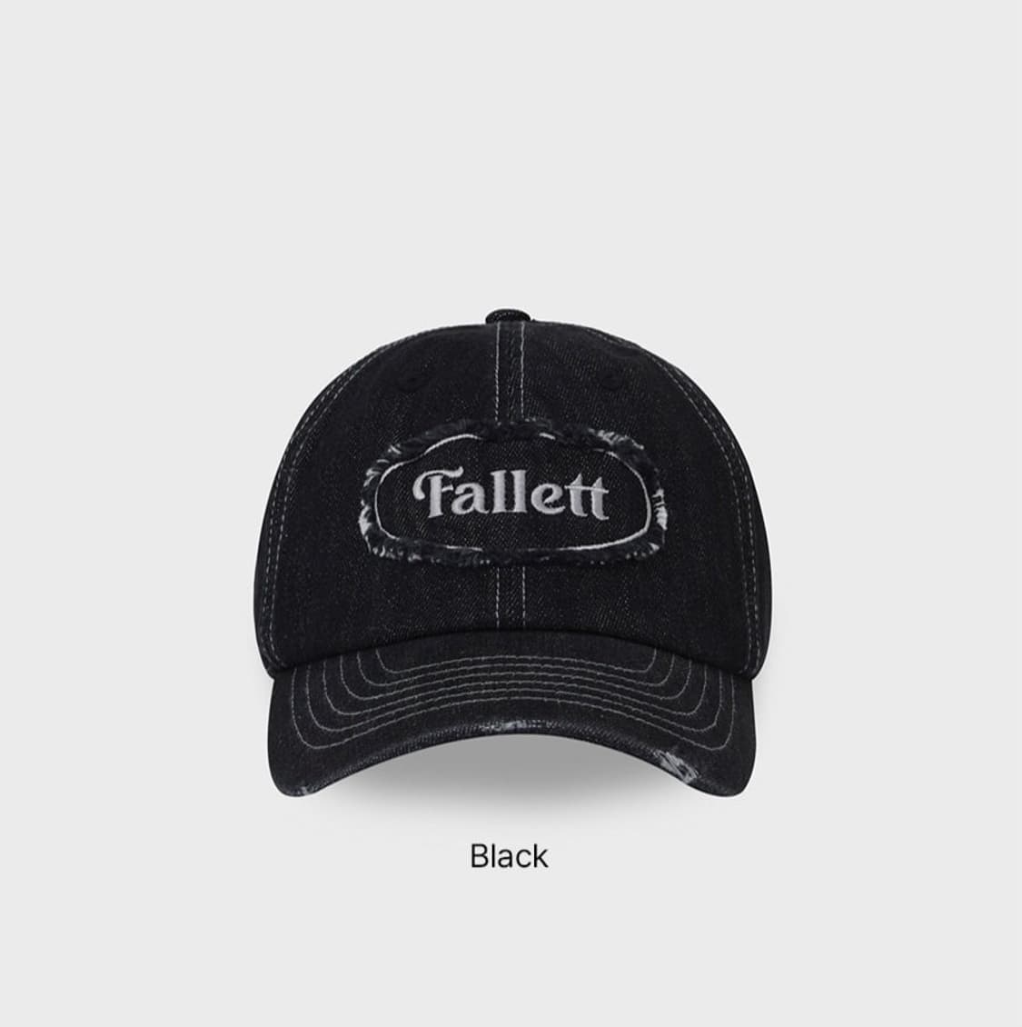 팔렛 Fallett 빈티지 볼캡 블랙 상품이미지1