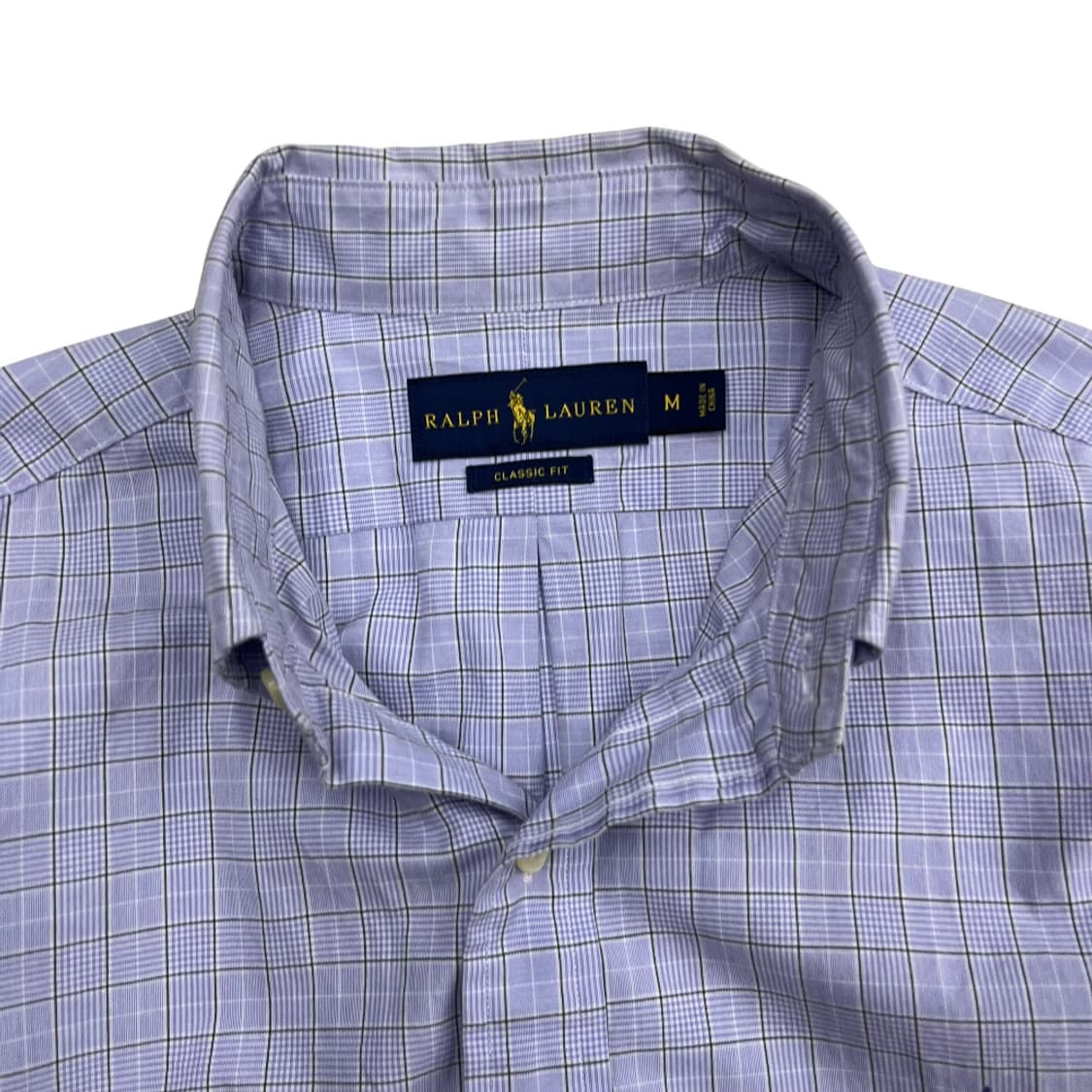 폴로 랄프로렌 연보라포니 연보라 체크 셔츠 M 상품이미지5
