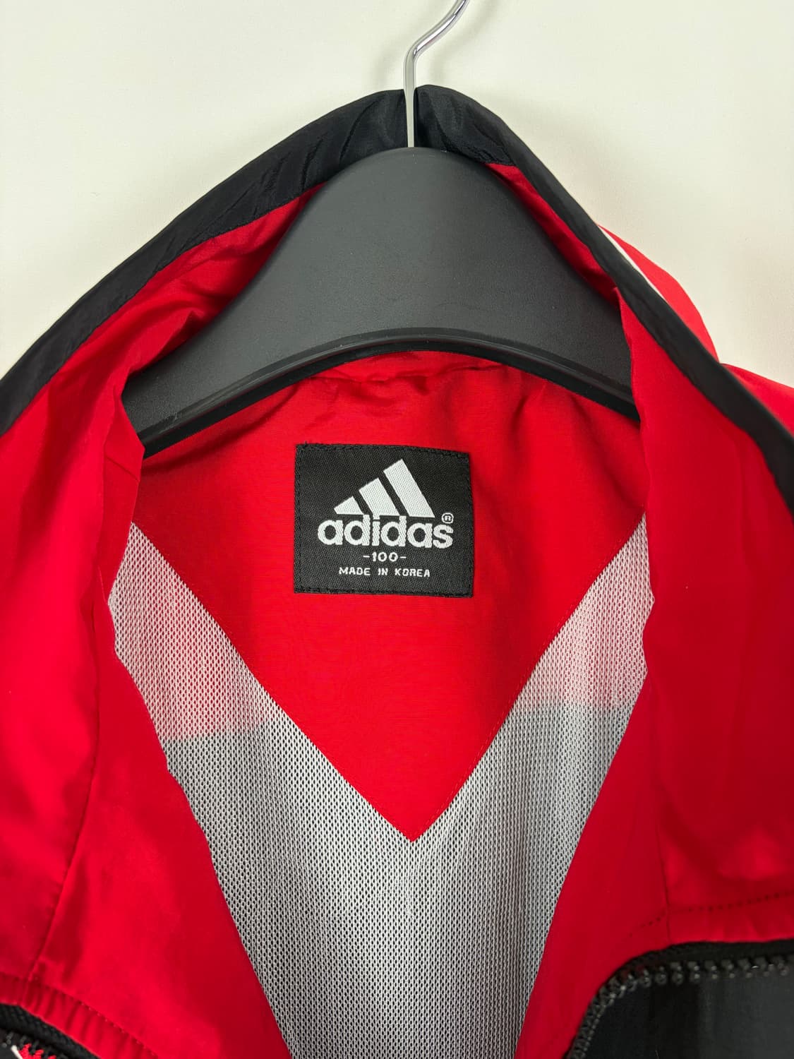 a149) 아디다스 90s 올드스쿨 배색 바람막이 상품이미지4