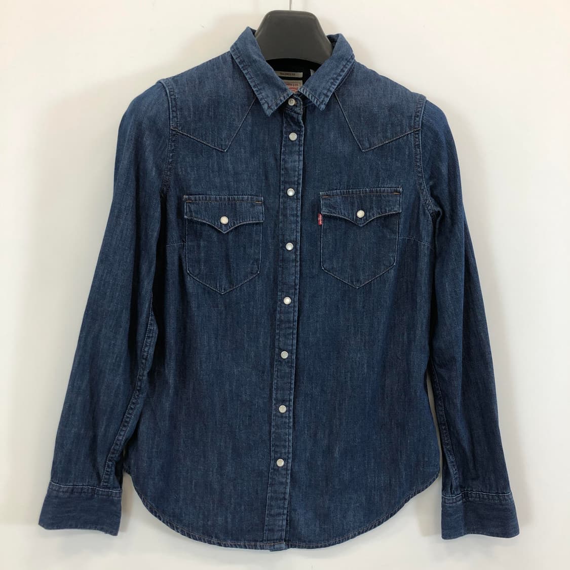 리바이스 웨스턴 테일러드핏 데님셔츠 S 상품이미지1