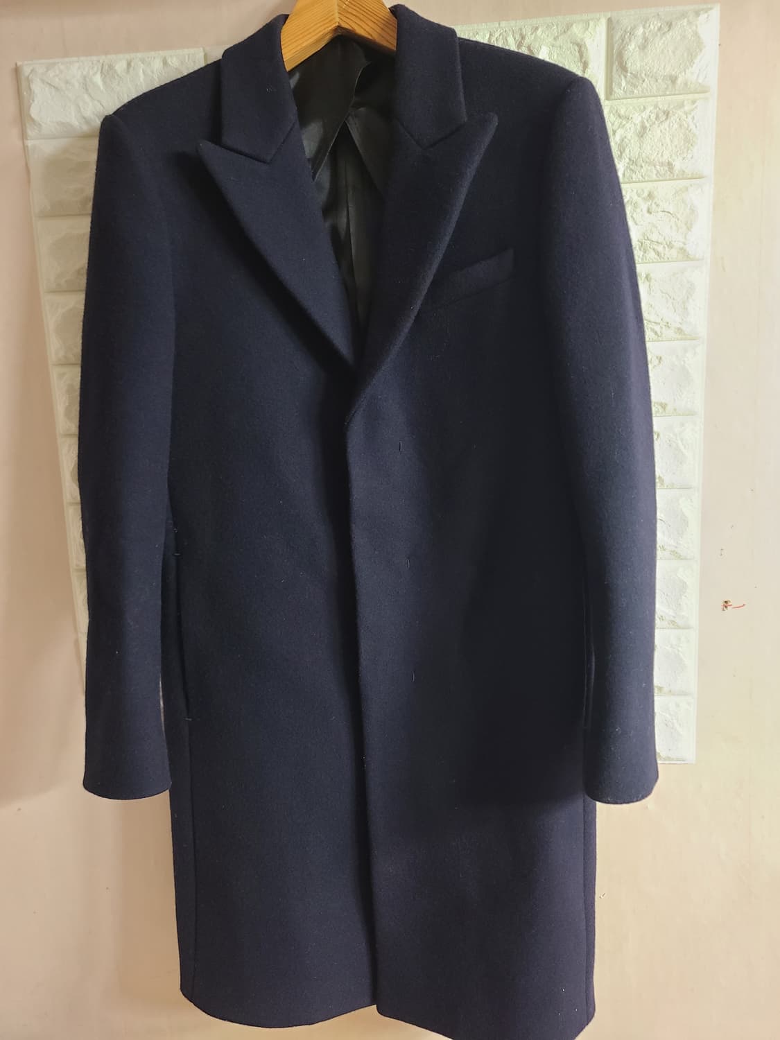 SYSTEM 남자 코트 네이비 100 상품이미지1