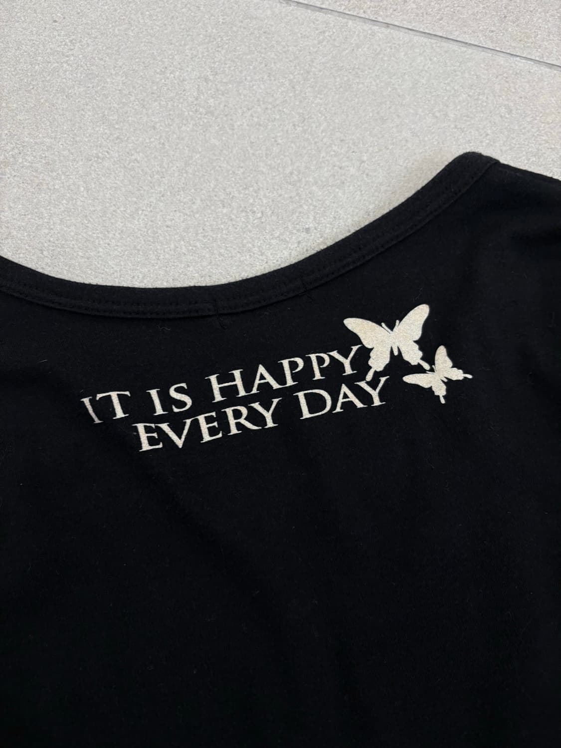 레오파드 나비 레터링 롱슬리브 상품이미지5