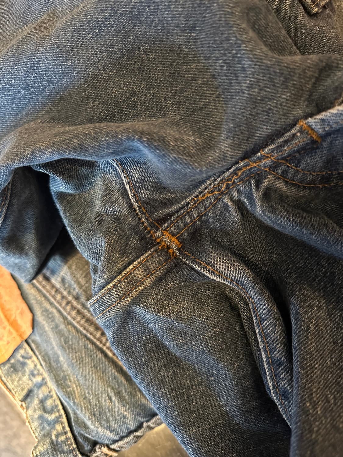 70s USA 빈티지 리바이스 501 66후기 셀비지 데님 팬츠 상품이미지8