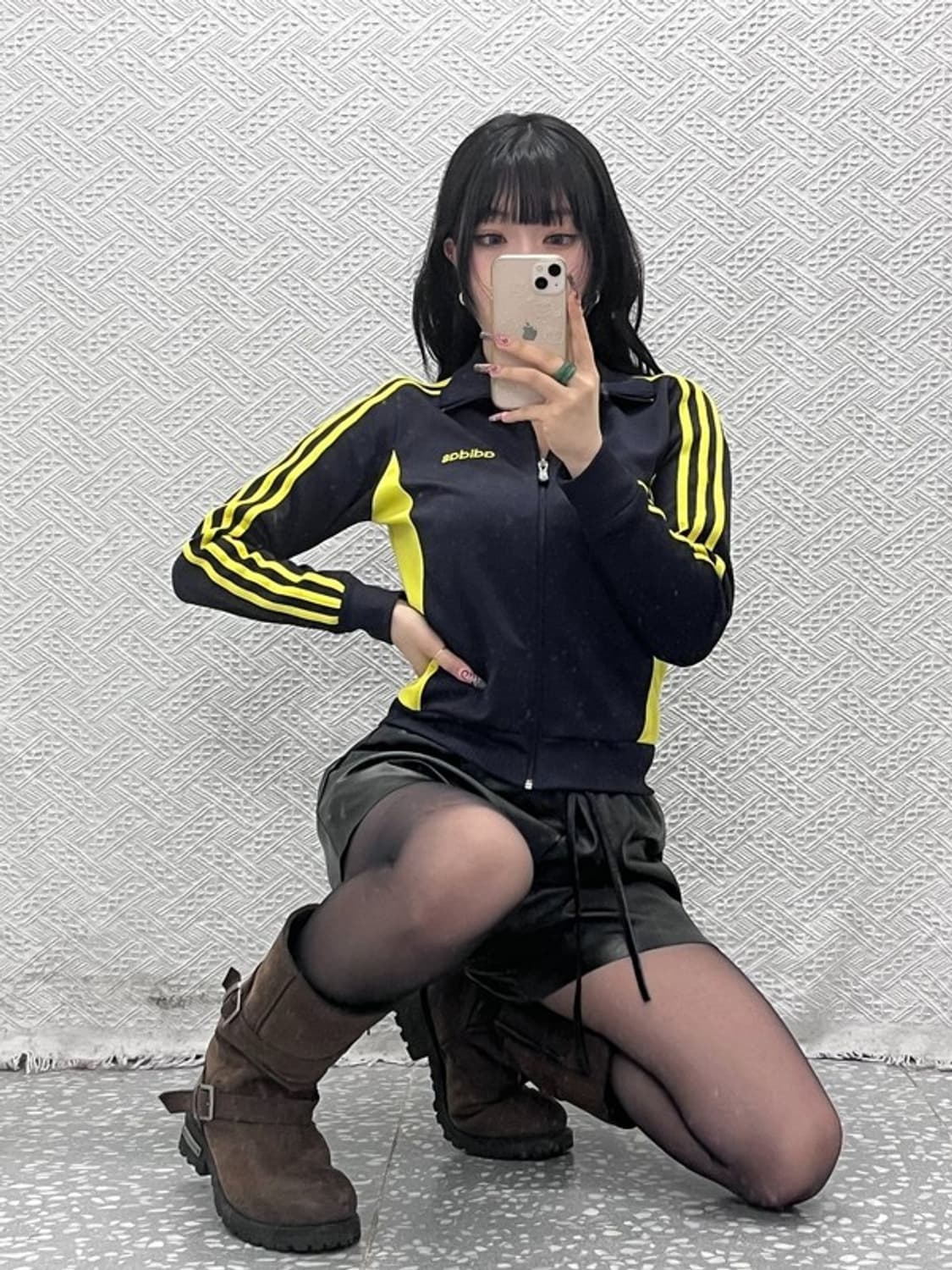 아디다스 Y2K 레트로 빈티지 딱붙핏 져지 집업 85 C11539 상품이미지1