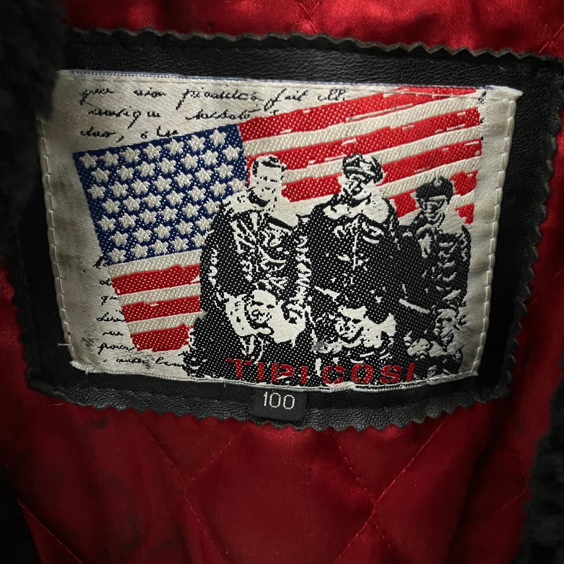 VTG 빈티지 블랙 양가죽 봄버 자켓 100 상품이미지3