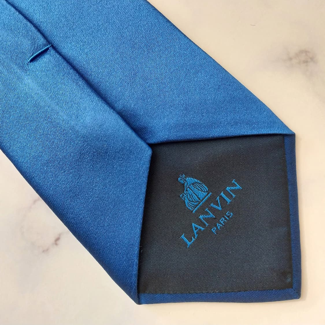 랑방 실크 블루 솔리드 넥타이 9cm A등급 K1839
 상품이미지7