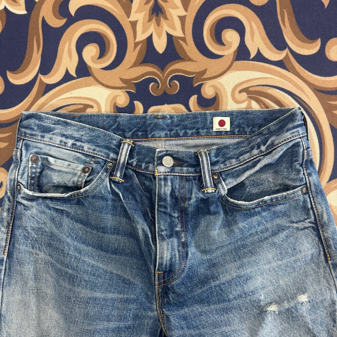 (32)리바이스 Levis 511 워싱 데미지 데님팬츠 상품이미지2