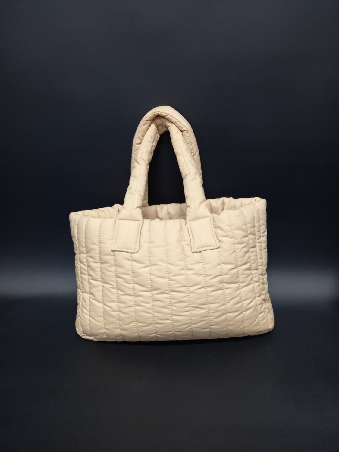 씨엔느 패딩 퀄팅 토트백 상품이미지2