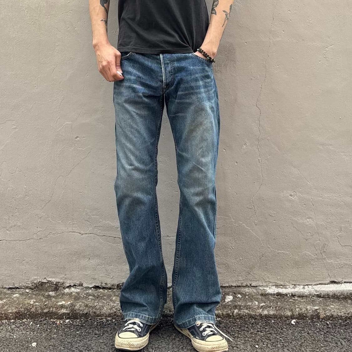 일본 폴스미스 레드이어 부츠컷 상품이미지2