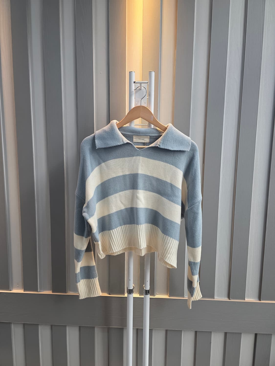 단가라 니트 상품이미지1