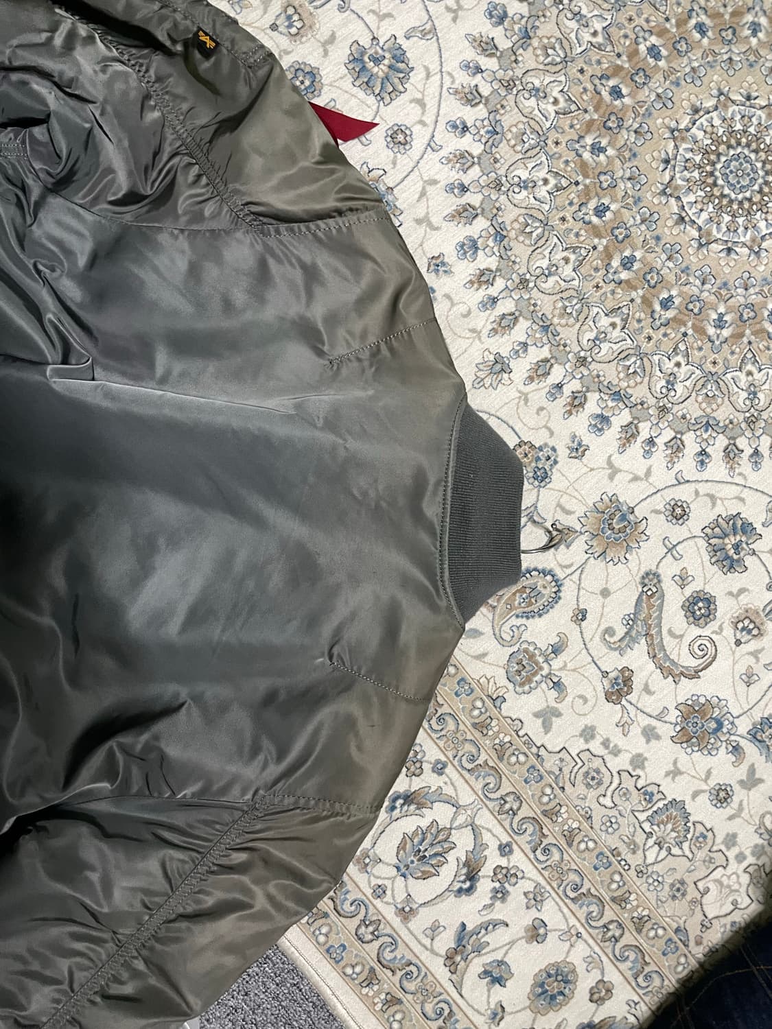 알파인더스트리 MA-1 블루종 봄버 자켓 빈티지그레이 희귀색상 상품이미지10