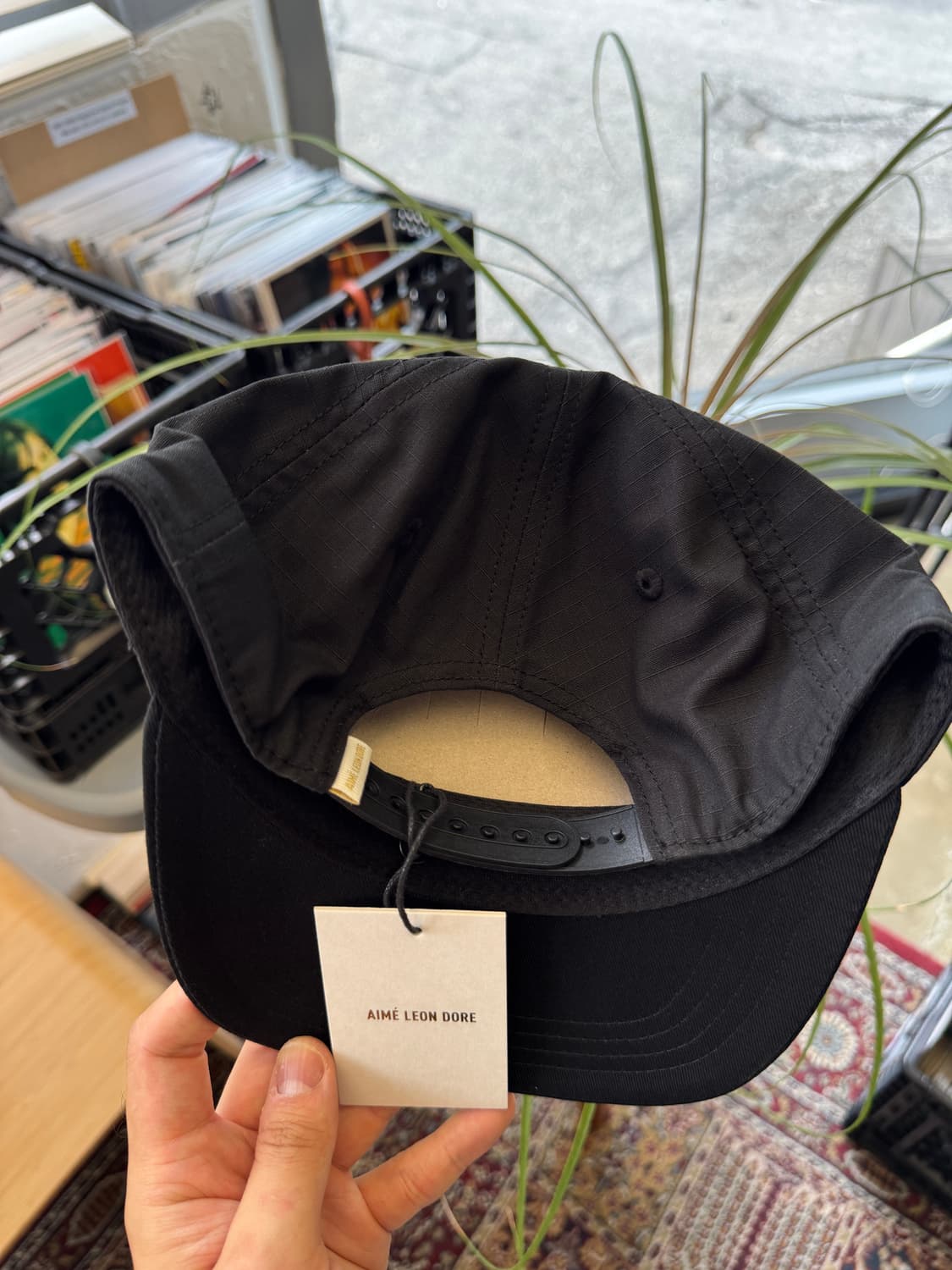 에메레온도르 유니스피어 햇 젯 블랙 볼캡 모자 에임레온도르 상품이미지2