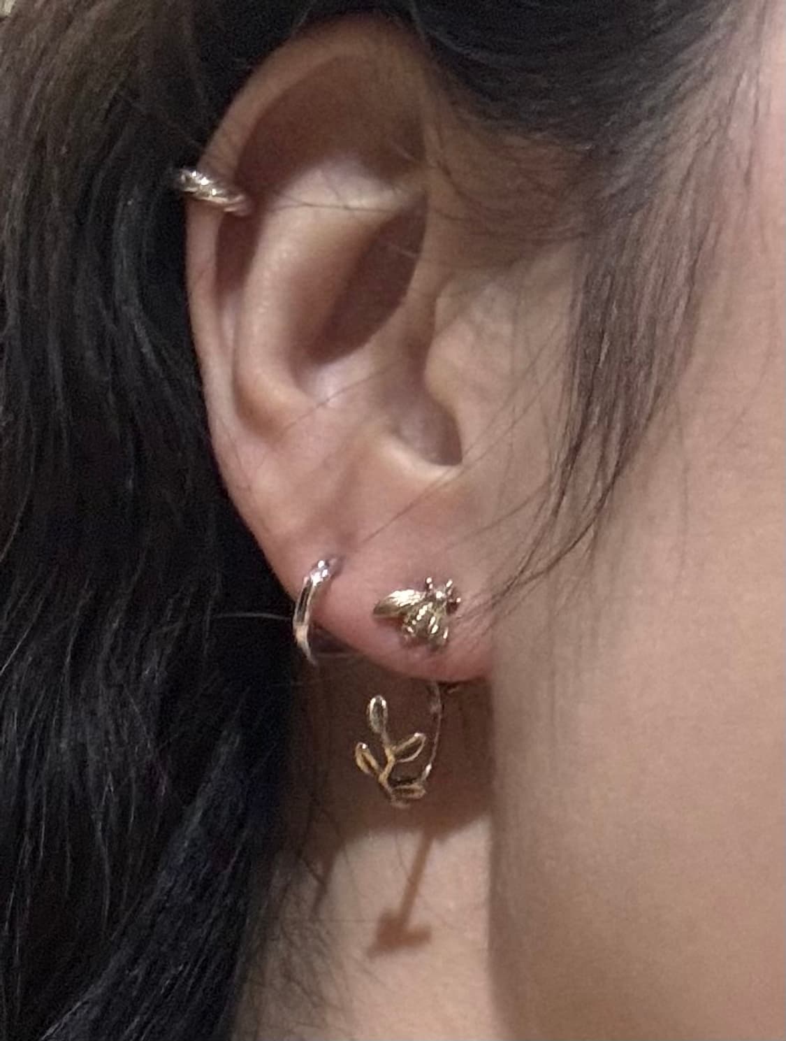 에르게 제이에스티나 도금 실버 925 순은 귀걸이 이어링 상품이미지4