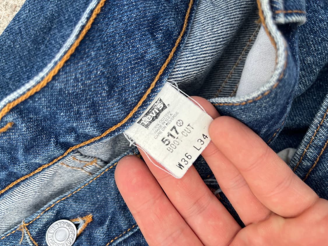 90s Usa made Levi' 517 상품이미지8