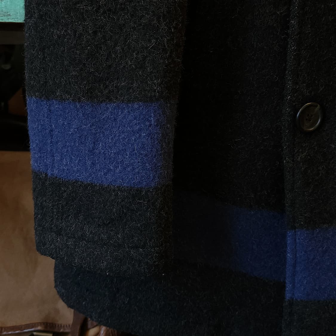 90s 폴로 피코트 헤비울 코트 usa made L 상품이미지6