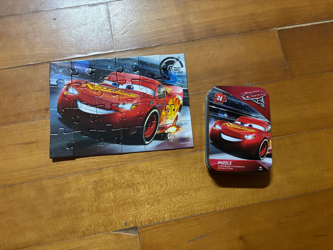 디즈니 픽셀 카즈 영화 레이싱 장면 퍼즐 인테리어 소품 상품이미지1