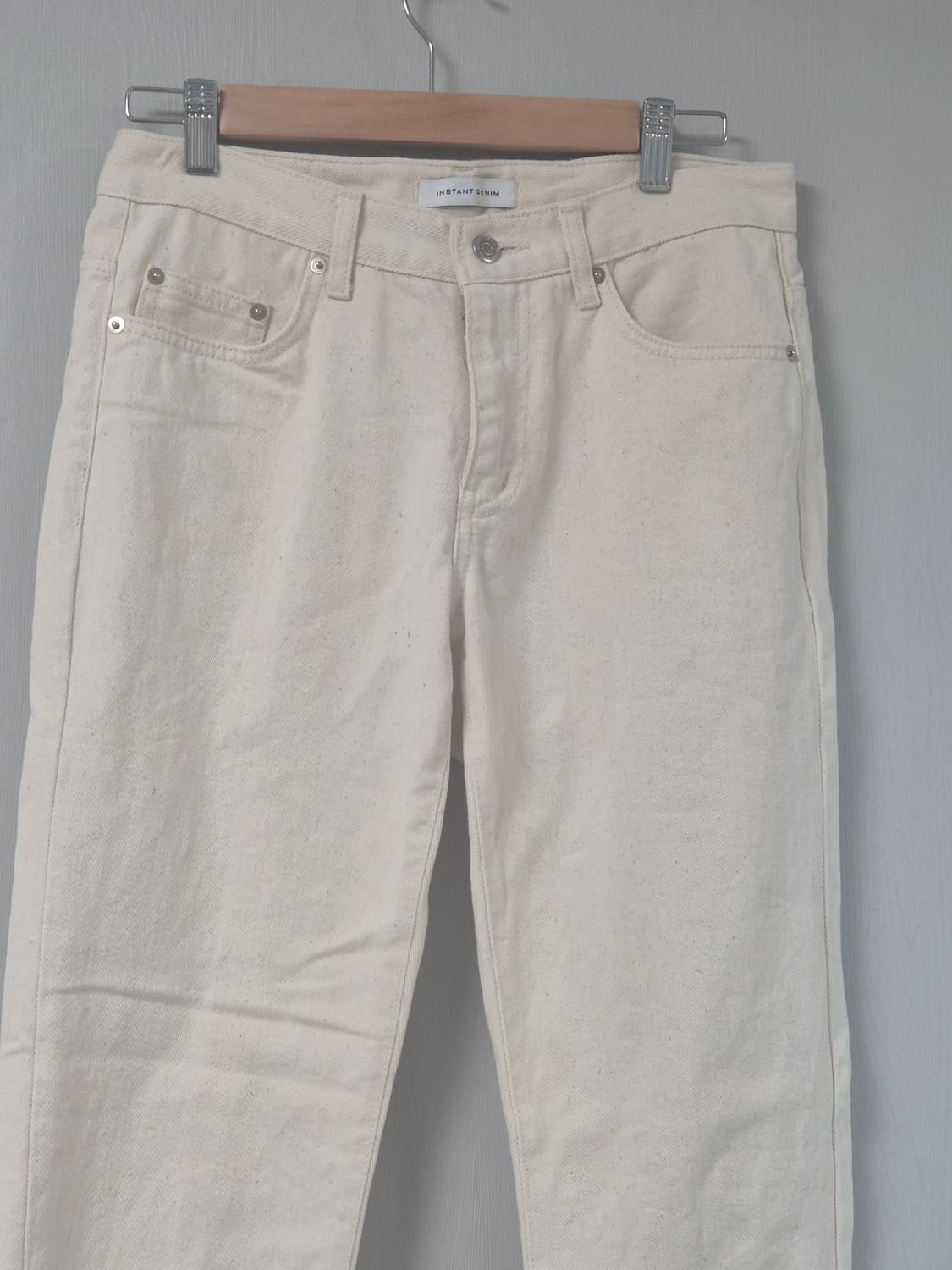 크림색 데님 30인치 (남녀공용) 상품이미지4