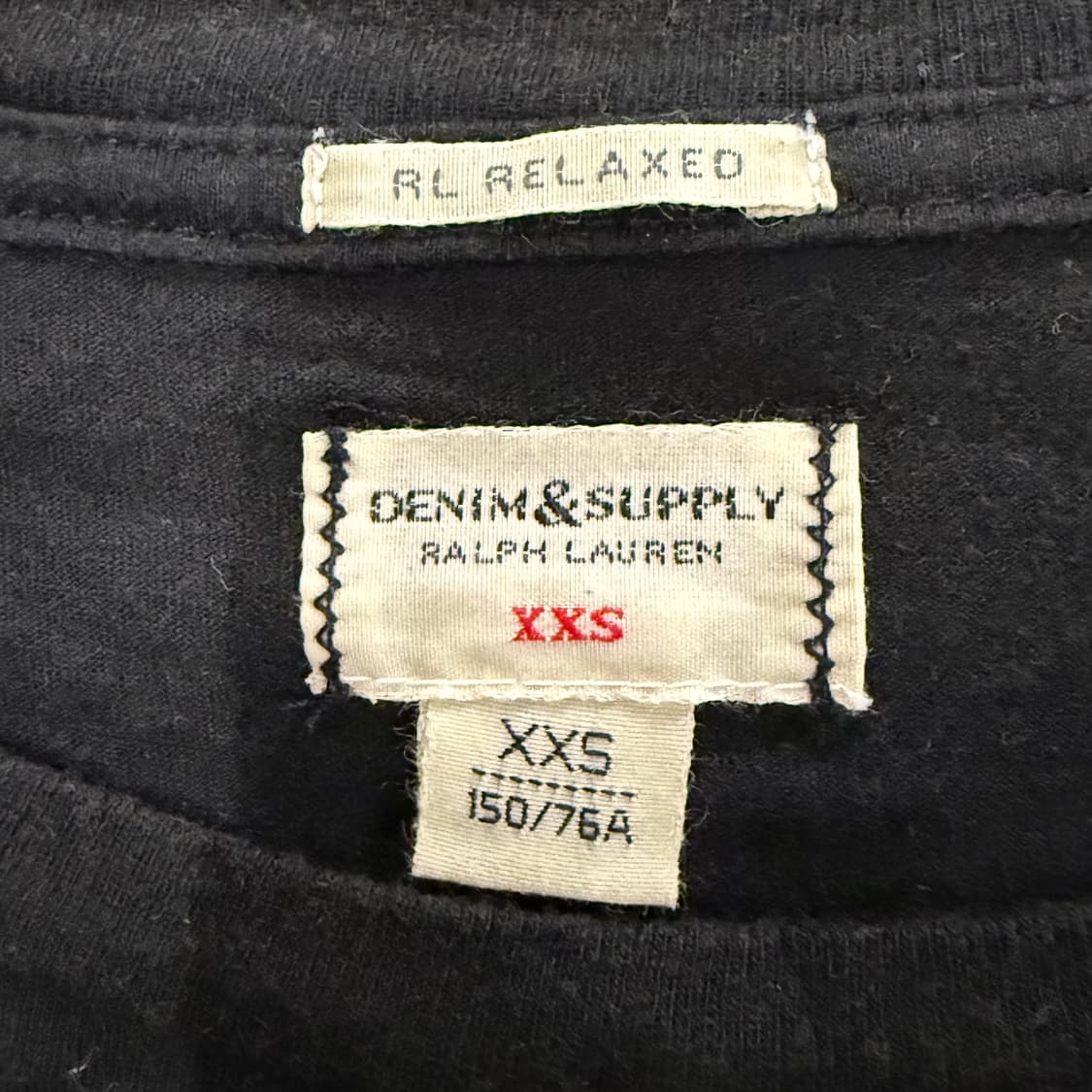 폴로 데님앤서플라이 블랙 반팔 티셔츠 상품이미지4