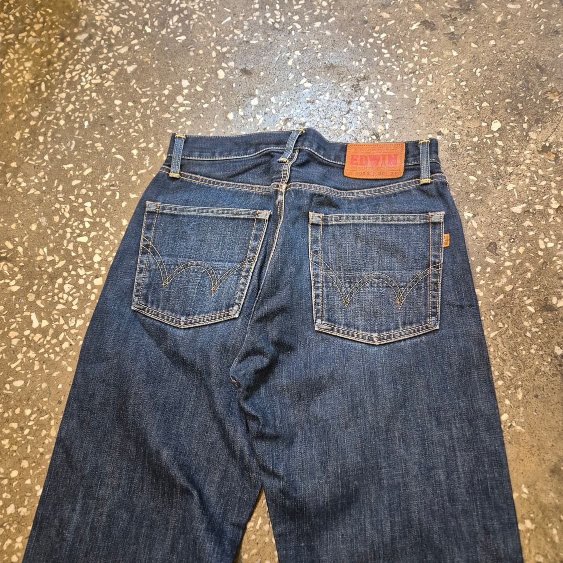 실사이즈-29인치 에드윈 505x 셀비지 청바지  상품이미지6
