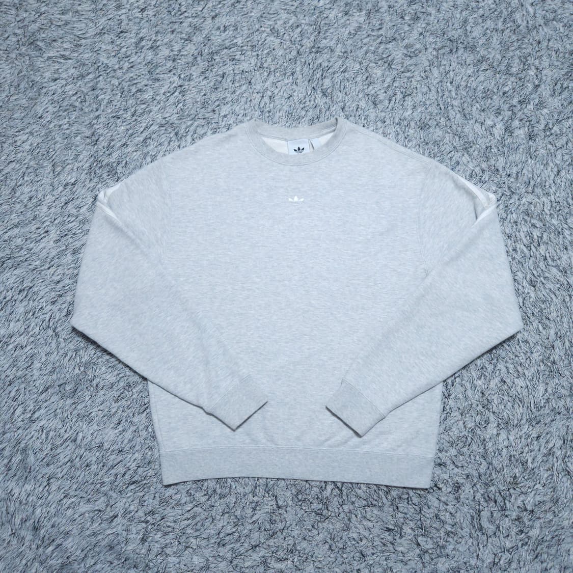 아디다스) XL 남자 3선 랩크루 맨투맨 스웨트셔츠 / 왕눈이샵 상품이미지1