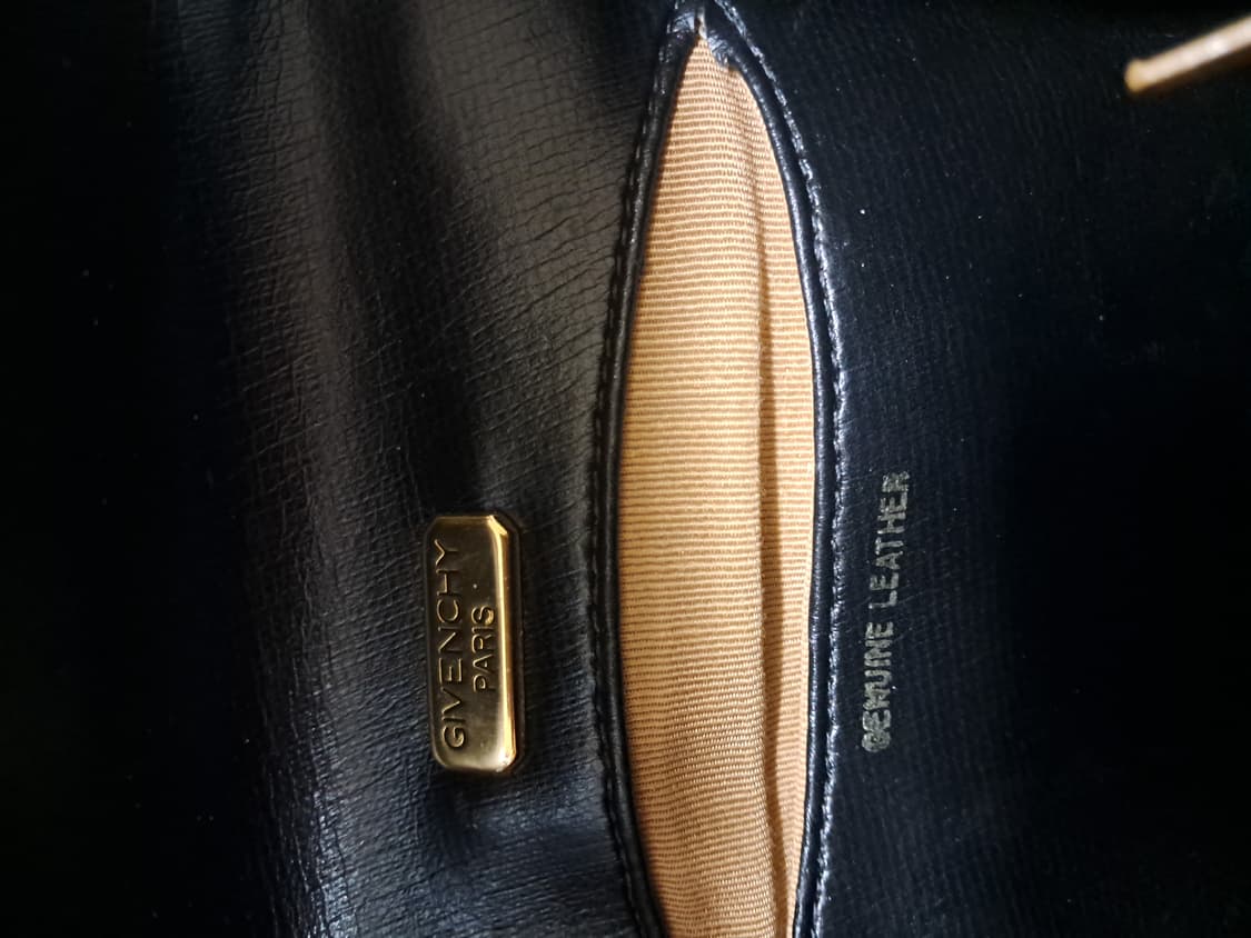 지방시(Givenchy)의 빈티지 블랙 가죽 숄더백 상품이미지8