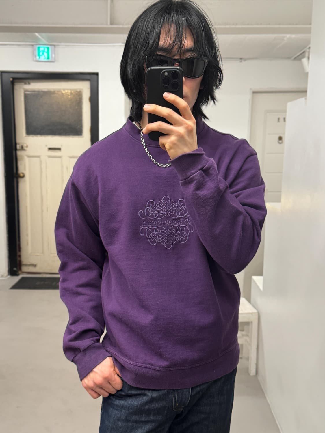 90년대 버버리 스웻셔츠 상품이미지5