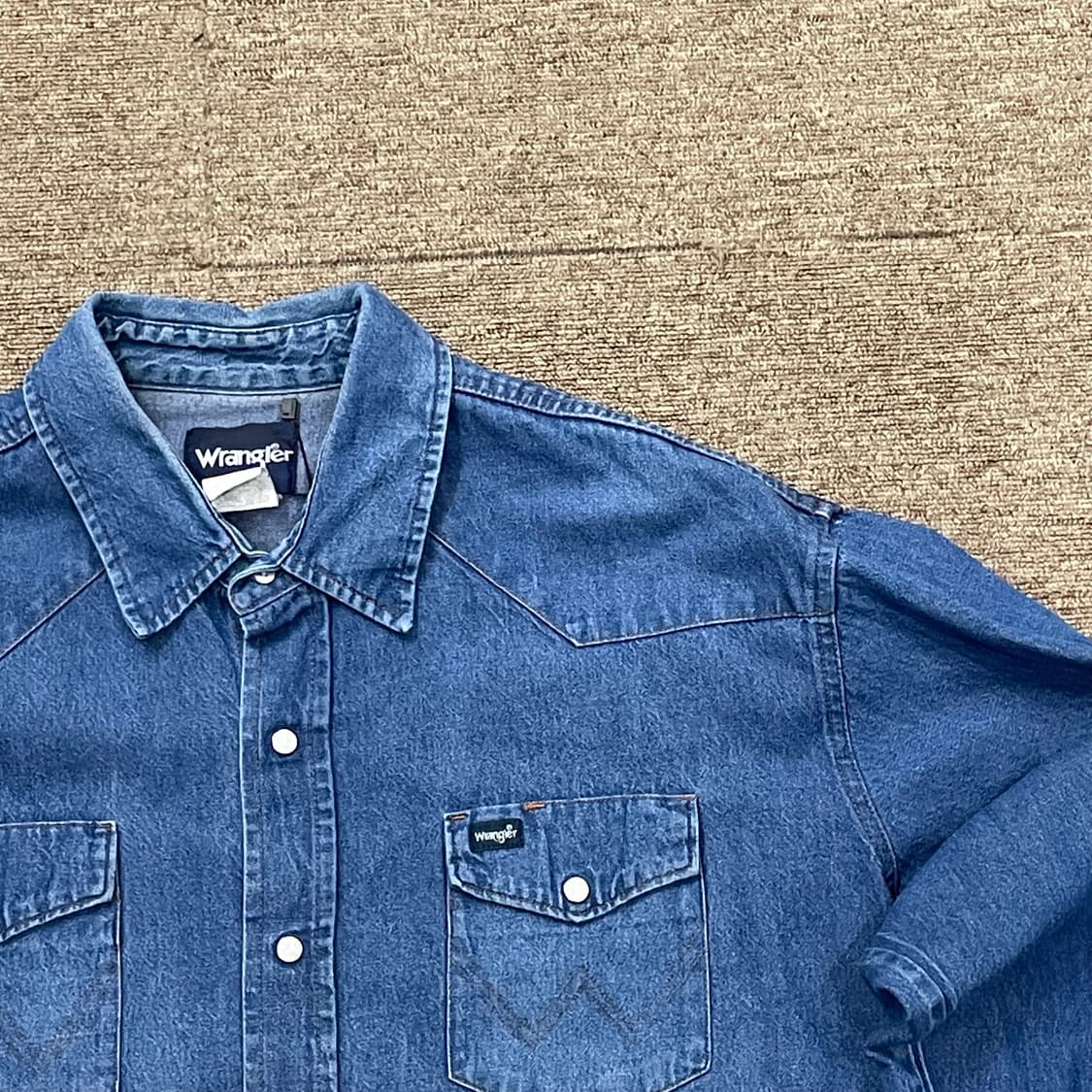 Wrangler 랭글러 웨스턴 데님 셔츠 상품이미지2