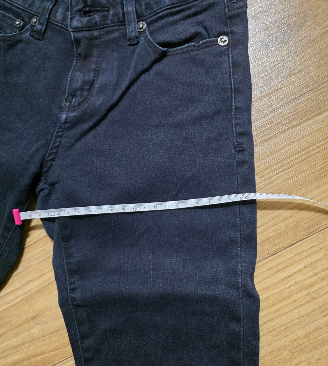 플랙진 진청데님 24사이즈 상품이미지5