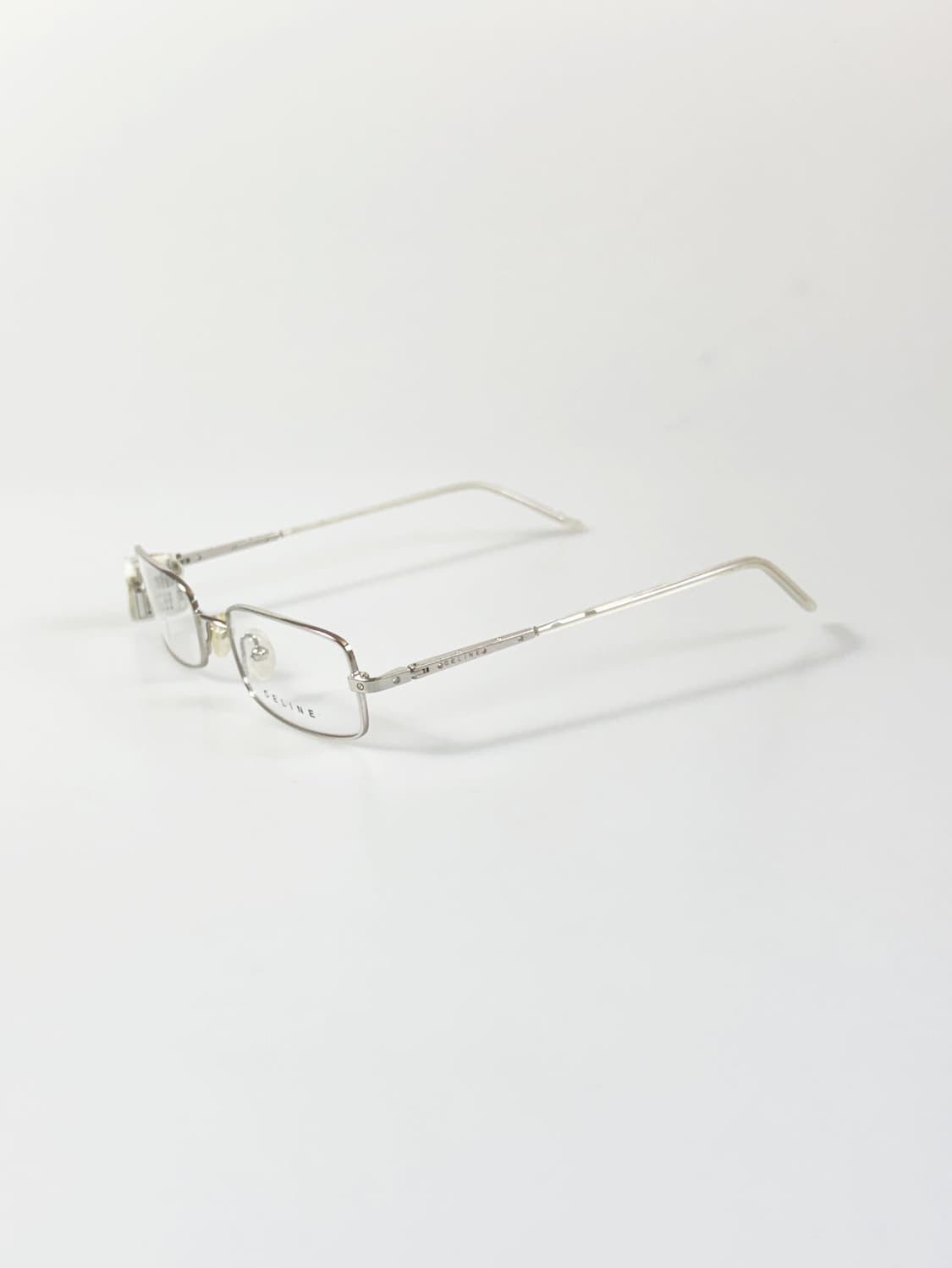 CELINE 셀린느 실버 메탈 슬림 스퀘어 빈티지 안경 상품이미지3
