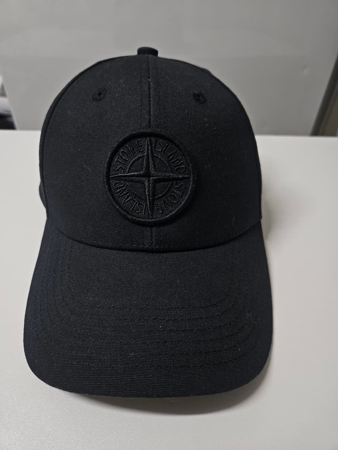 스톤 아일랜드(Stone Island)와펜 로고 볼캡  블랙 상품이미지5