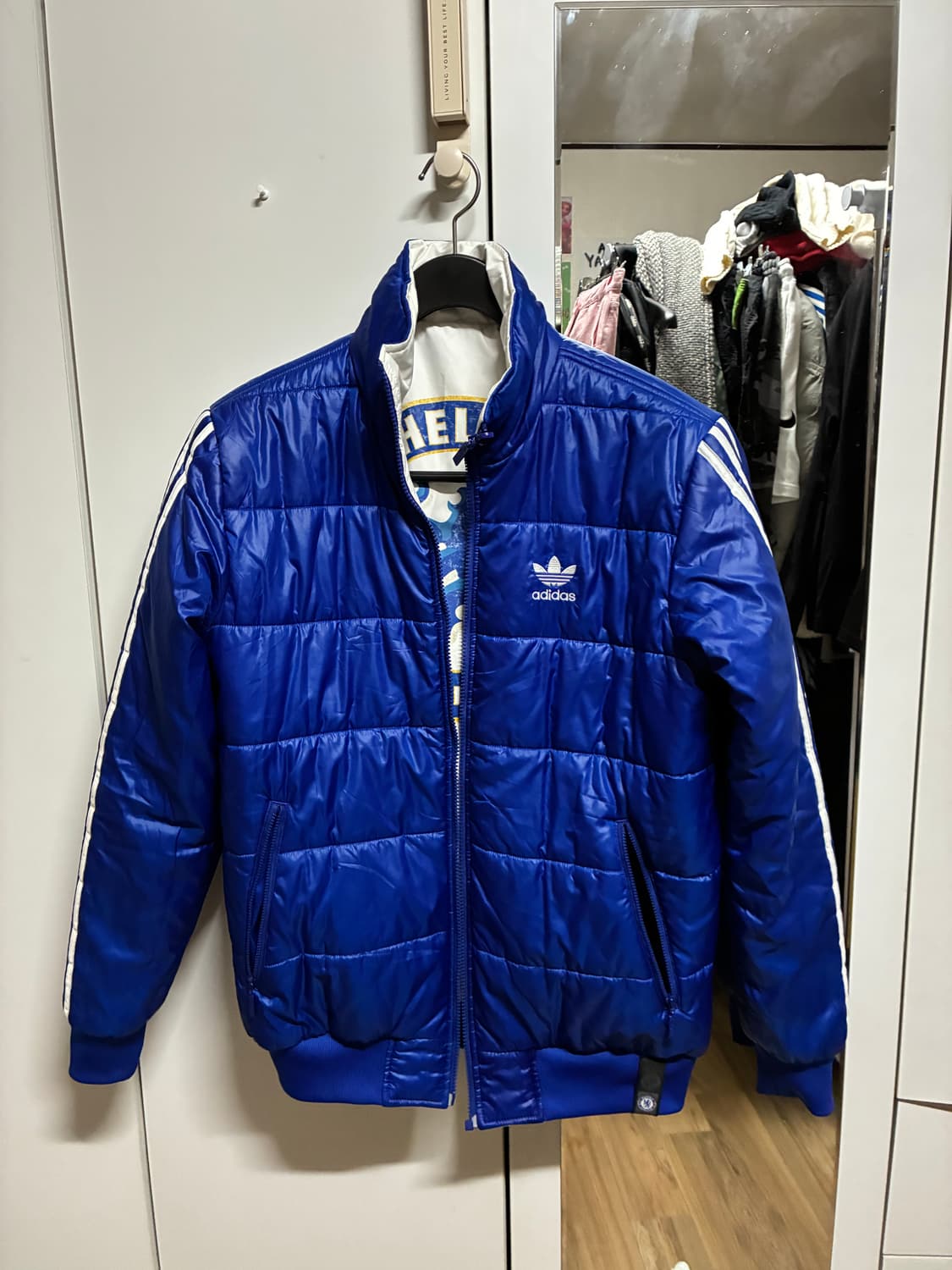 아디다스 첼시 리버시블 경량 패딩 (100/L) 상품이미지3