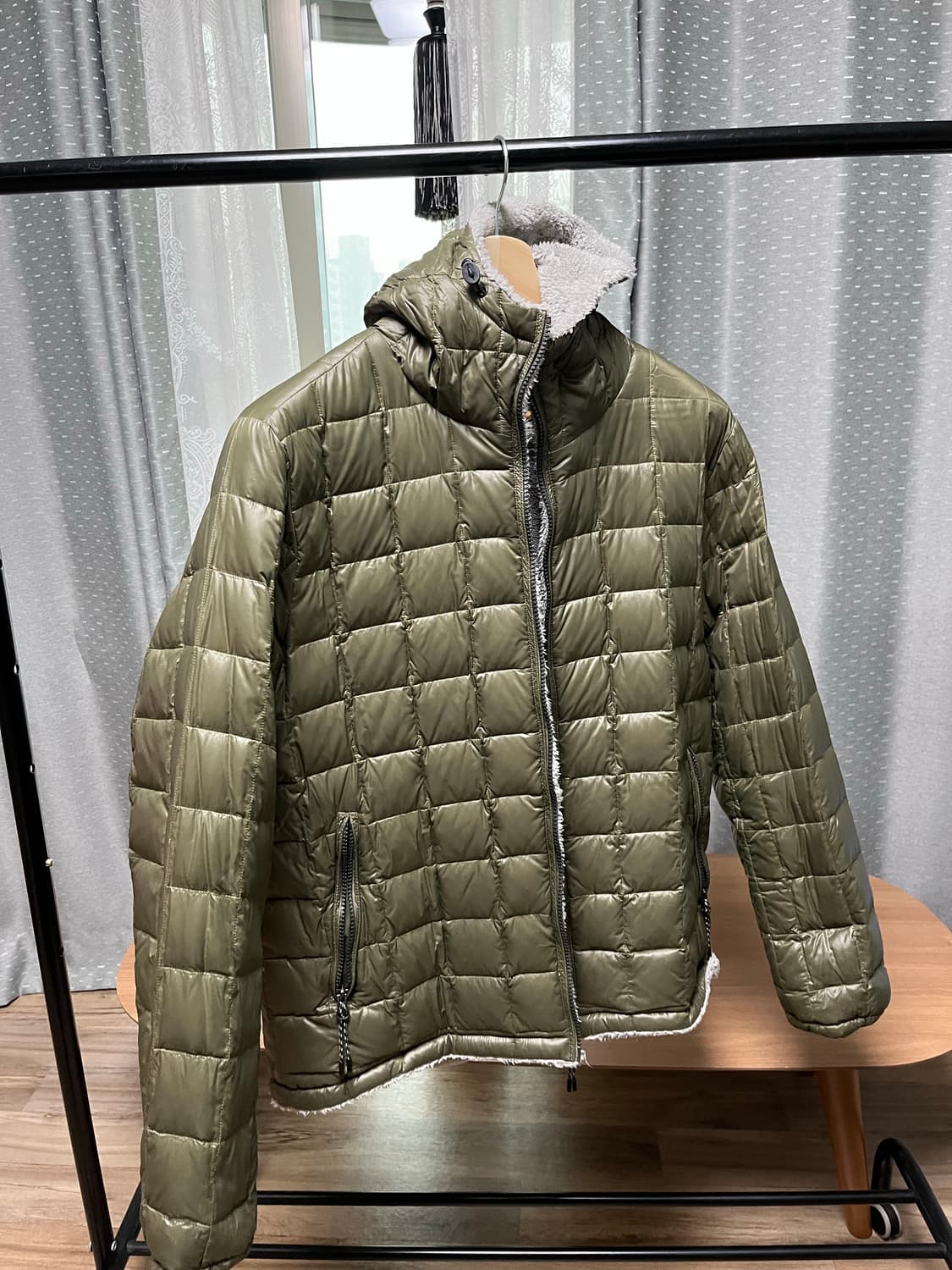 TAION 리버시블. (후리스X패딩) xxl 상품이미지3